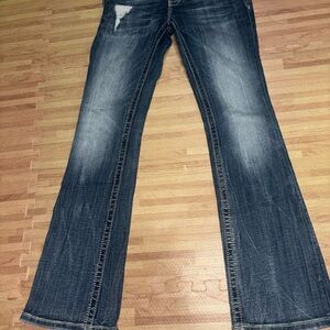 Miss Me Dark Blue Boot Cut Jeans size 28